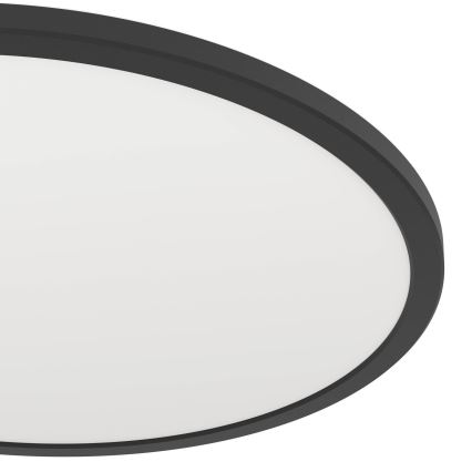 Eglo - LED Badezimmer-Deckenleuchte LED/16,8W/230V 2700/4000/6500K Ø 50 cm IP44 Schwarz