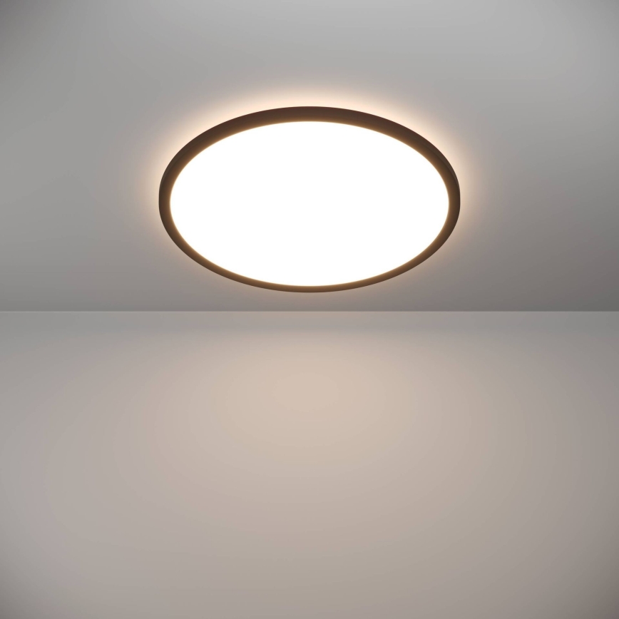 Eglo - LED Badezimmer-Deckenleuchte LED/16,8W/230V 2700/4000/6500K Ø 50 cm IP44 Schwarz