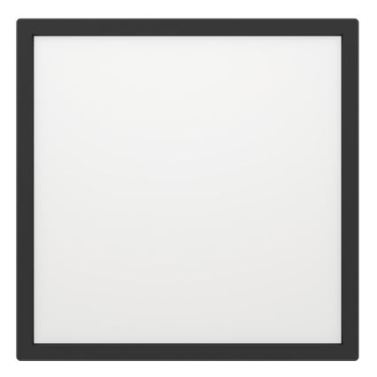 Eglo - LED Badezimmer-Deckenleuchte LED/13,4W/230V 2700/4000/6500K 29x29 cm IP44 schwarz