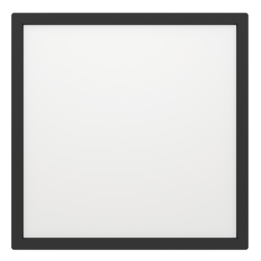 Eglo - LED Badezimmer-Deckenleuchte LED/13,4W/230V 2700/4000/6500K 29x29 cm IP44 schwarz