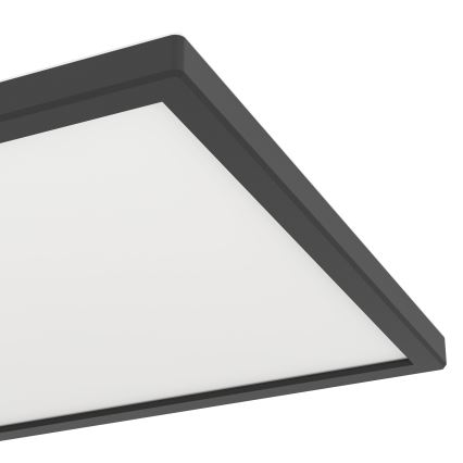 Eglo - LED Badezimmer-Deckenleuchte LED/13,4W/230V 2700/4000/6500K 29x29 cm IP44 schwarz