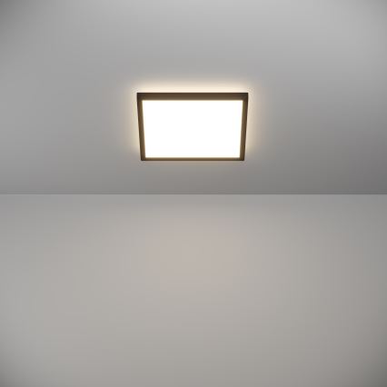 Eglo - LED Badezimmer-Deckenleuchte LED/13,4W/230V 2700/4000/6500K 29x29 cm IP44 schwarz