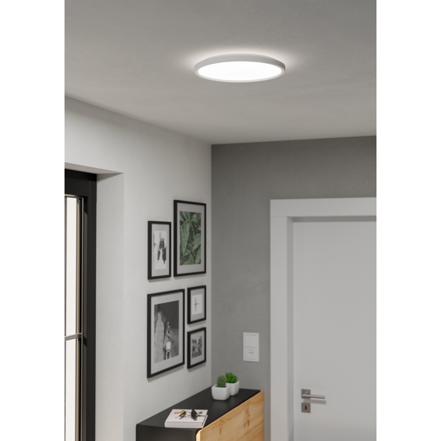 Eglo - LED-Deckenleuchte für den Outdoor-Bereich LED/13,9W/230V 2700/4000/6500K d 30 cm IP44 weiß