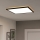 Eglo 901457 - Dimmbare LED-Outdoor-Deckenleuchte LED/17W/230V 2700-6500K 50x50 cm IP44 schwarz + Fernbedienung