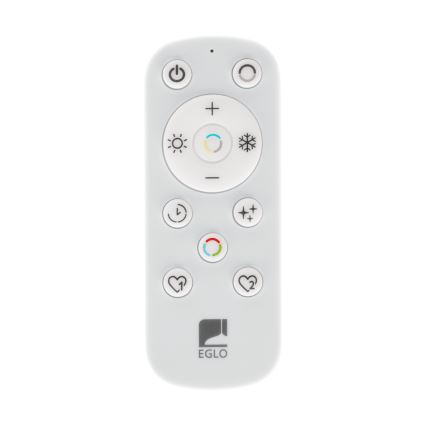 Eglo - Dimmbare LED-Outdoor-Deckenleuchte LED/16,8W/230V 2700-6500K d 50 cm IP44 weiß + Fernbedienung