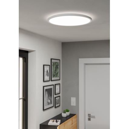 Eglo - Dimmbare LED-Outdoor-Deckenleuchte LED/16,8W/230V 2700-6500K d 50 cm IP44 weiß + Fernbedienung
