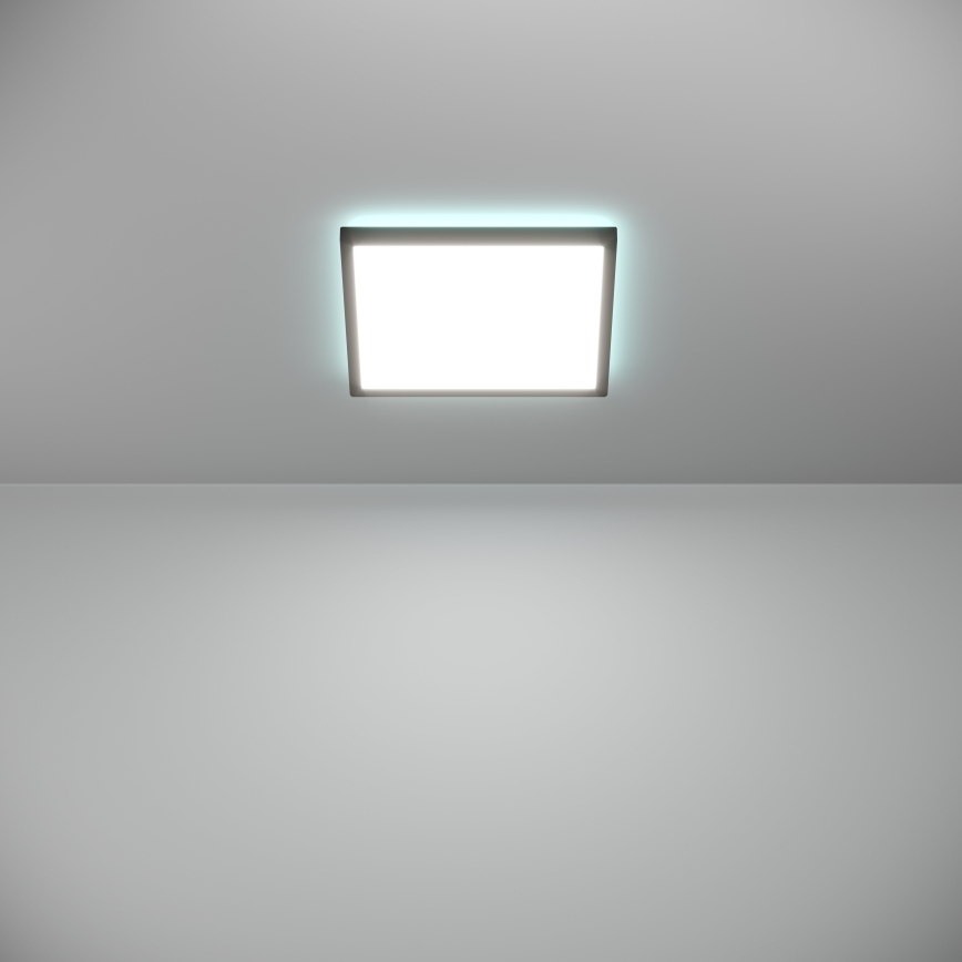 Eglo - Dimmbare LED-RGBW-Outdoor-Deckenleuchte LED/13,4W/230V 2700-6500K 29x29 cm IP44 schwarz