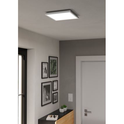 Eglo - Dimmbare LED-RGBW-Deckenleuchte für Badezimmer LED/13,4W/230V 2700-6500K 29x29 cm IP44 weiß ZigBee