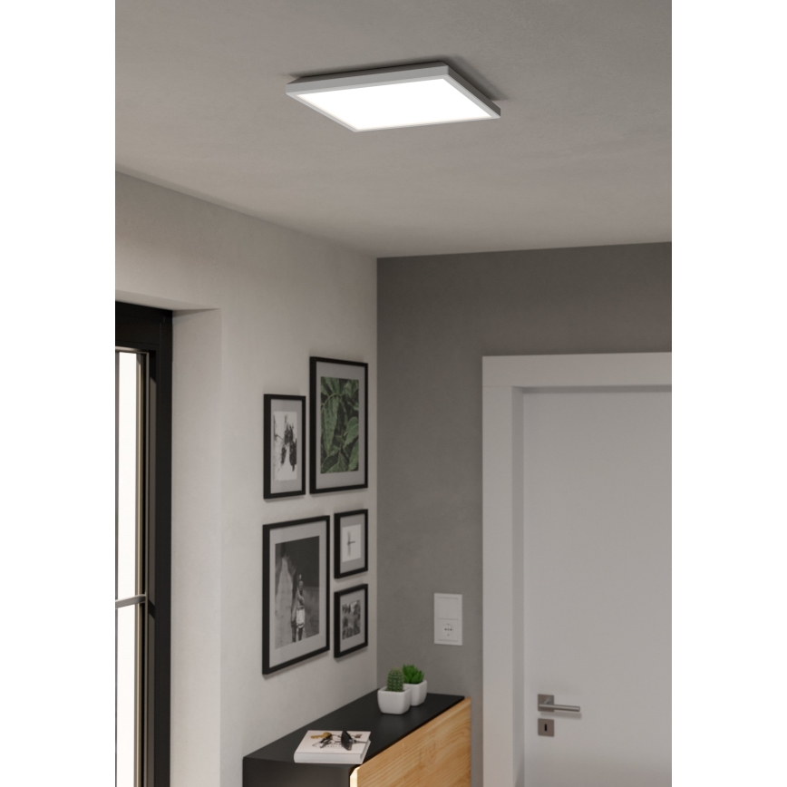 Eglo - Dimmbare LED-RGBW-Deckenleuchte für Badezimmer LED/13,4W/230V 2700-6500K 29x29 cm IP44 weiß ZigBee