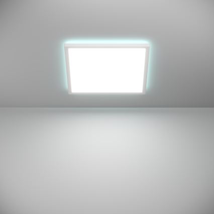 Eglo - Dimmbare LED-RGBW-Deckenleuchte für Badezimmer LED/17,6W/230V 2700-6500K 39x39 cm IP44 weiß ZigBee
