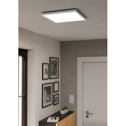 Eglo - Dimmbare LED-RGBW-Deckenleuchte für Badezimmer LED/17,6W/230V 2700-6500K 39x39 cm IP44 weiß ZigBee