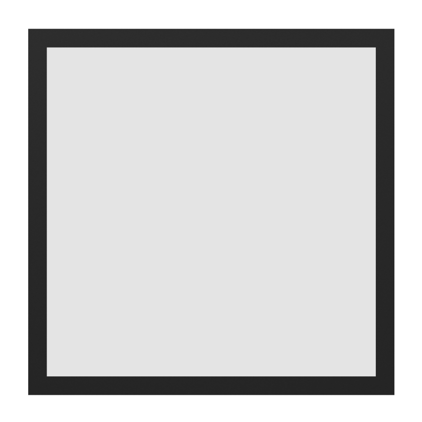 Eglo - LED RGBW dimmbare Deckenleuchte LED/19W/230V 2700-6500K 40x40 cm schwarz