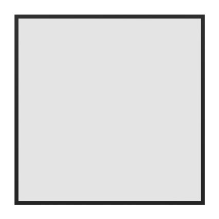 Eglo - LED RGBW dimmbares Aufputzpanel LED/33W/230V 2700-6500K 60x60 cm schwarz