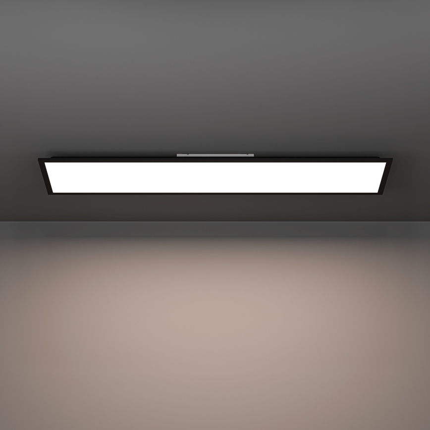 Eglo - LED RGBW dimmbares Aufputz-Panel LED/34W/230V 2700-6500K 120x30 cm schwarz