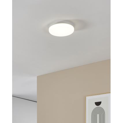 Eglo - LED Badezimmer-Deckenleuchte LED/16,5 W/230 V 2700/4000/6500 K Ø 26 cm IP54 weiß