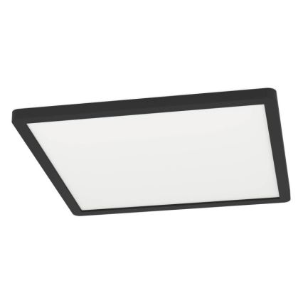 Eglo - LED Badezimmer Deckenleuchte LED/16,4W/230V 29x29 cm IP54 schwarz