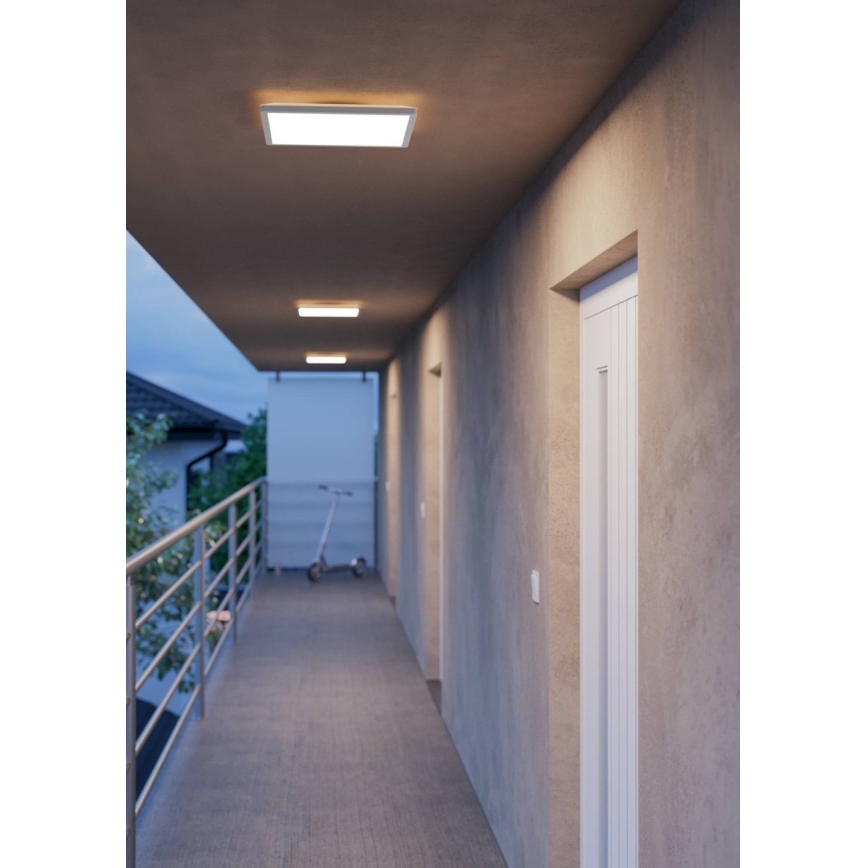 Eglo - LED Badezimmer-Deckenleuchte LED/20,2W/230V 39x39 cm IP54 weiß