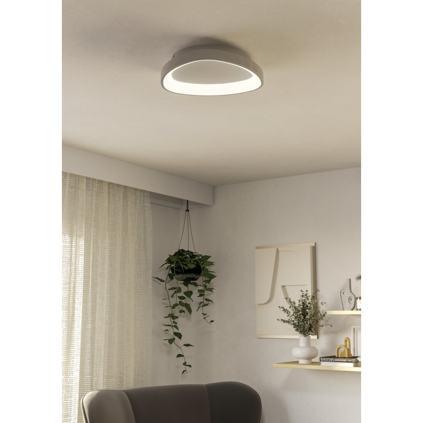 Eglo - Dimmbare LED-Deckenleuchte LED/12W/230V 2700-6500K weiß + Fernbedienung