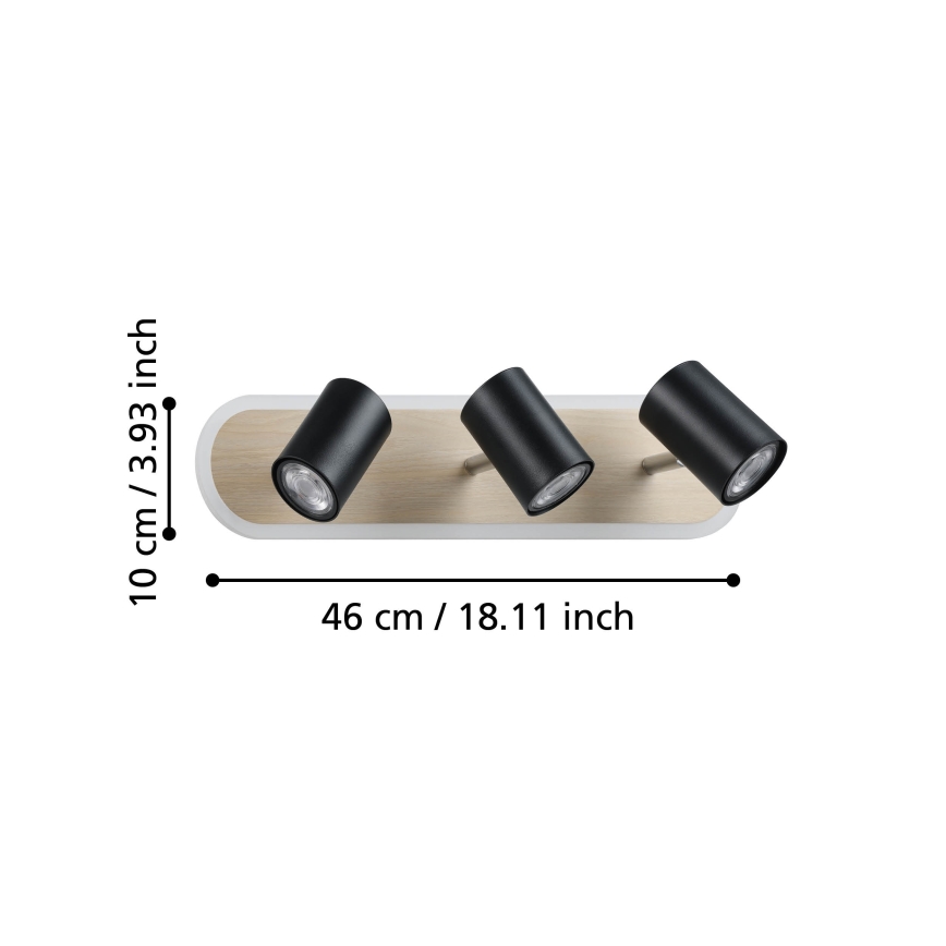 Eglo - LED-Deckenspot LED/20W/230V braun/schwarz