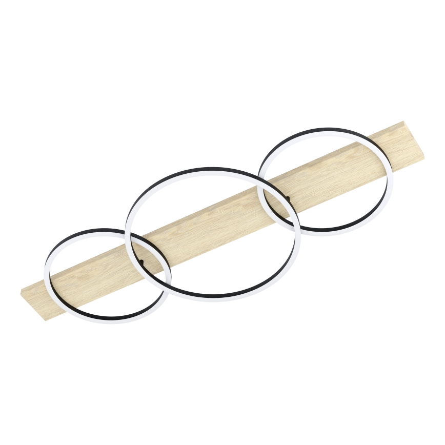 Eglo - LED-Deckenleuchte 3xLED/12W/230V 3000K beige/schwarz