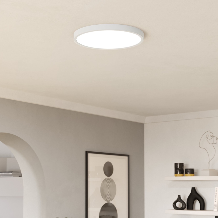 Eglo - LED RGBW dimmbare Badezimmer-Deckenleuchte LED/17,5 W/230 V 2700–6500 K Ø 38,9 cm IP44 weiß