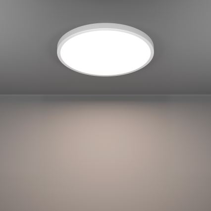 Eglo - LED RGBW dimmbare Badezimmer-Deckenleuchte LED/17,5 W/230 V 2700–6500 K Ø 38,9 cm IP44 weiß