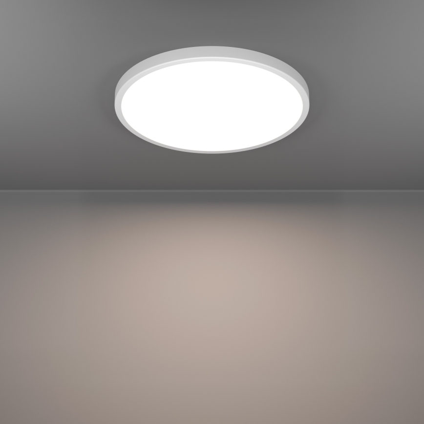 Eglo - LED RGBW dimmbare Badezimmer-Deckenleuchte LED/17,5 W/230 V 2700–6500 K Ø 38,9 cm IP44 weiß
