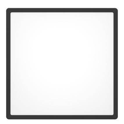 Eglo - LED RGBW dimmbare Badezimmer-Deckenleuchte LED/17,8W/230V 2700-6500K 39x39 cm IP44 schwarz