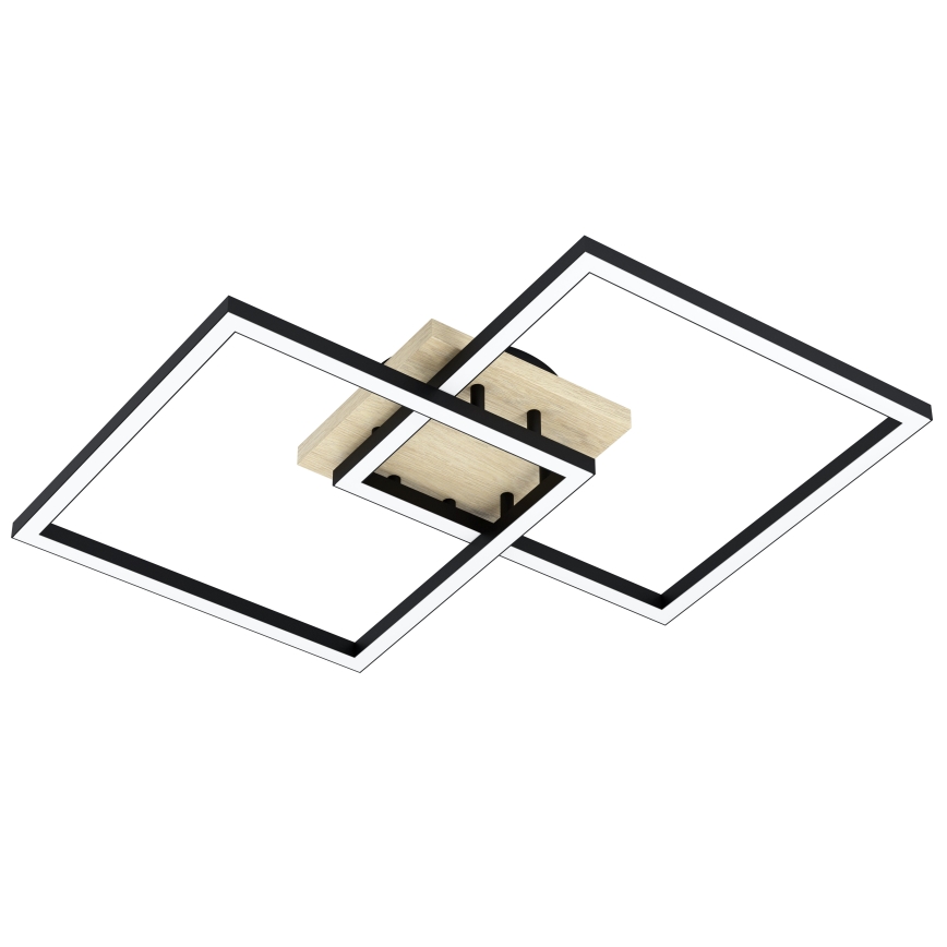 Eglo - Dimmbare LED-Anbauleuchte 4xLED/32W/230V 2700-6500K braun/schwarz