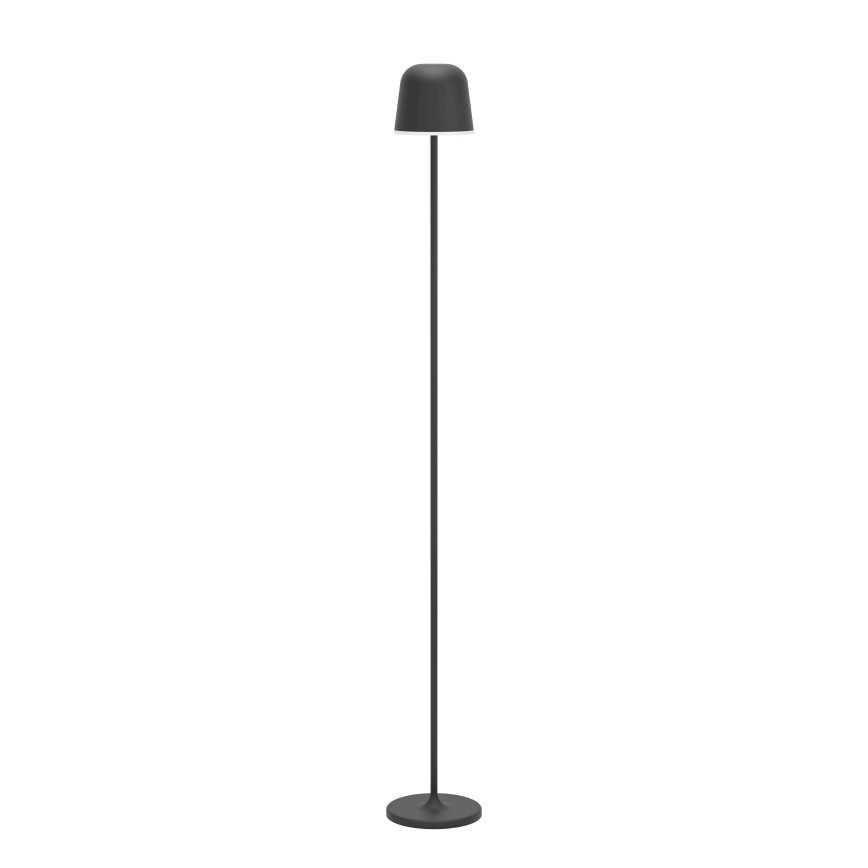 Eglo - Dimm- und aufladbare LED-Outdoor-Stehleuchte LED/4,3W/5V 2400/3000/4000K IP54 schwarz