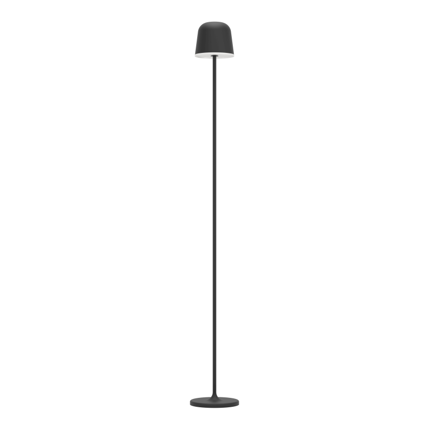 Eglo - Dimm- und aufladbare LED-Outdoor-Stehleuchte LED/4,3W/5V 2400/3000/4000K IP54 schwarz