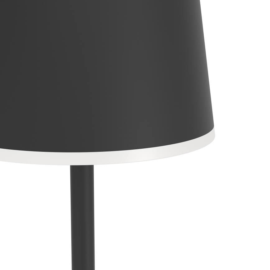 Eglo - Dimm- und aufladbare LED-Outdoor-Stehleuchte LED/4,3W/5V 2400/3000/4000K IP54 schwarz