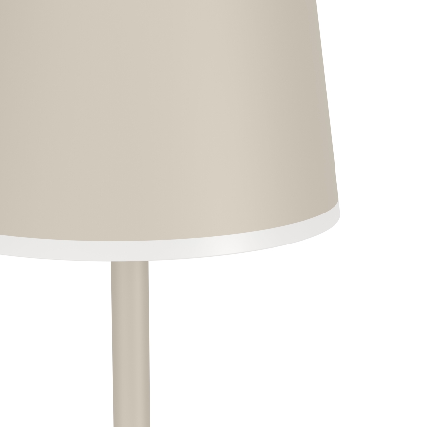 Eglo - Dimm- und aufladbare LED-Outdoor-Stehleuchte LED/4,3W/5V 2400/3000/4000K IP54 cremefarben