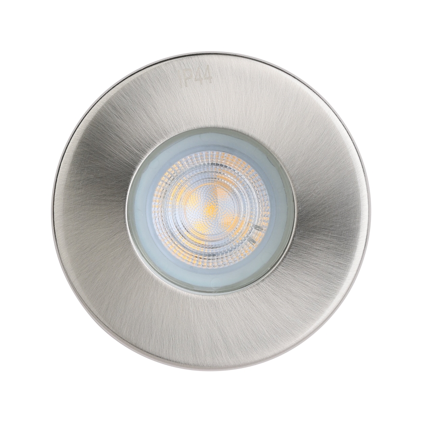 Eglo - SET 3x LED-Badezimmer-Einbauleuchte 1xGU10/4W/230V IP44 matt Chrom