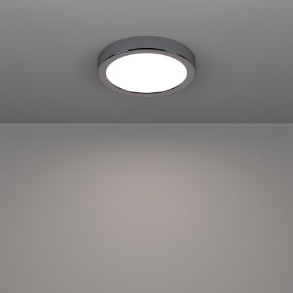 Eglo - LED-Deckenleuchte für Badezimmer LED/7,5W/230V 2700/4000/6500K Ø 16,6 cm IP44 glänzender Chrom