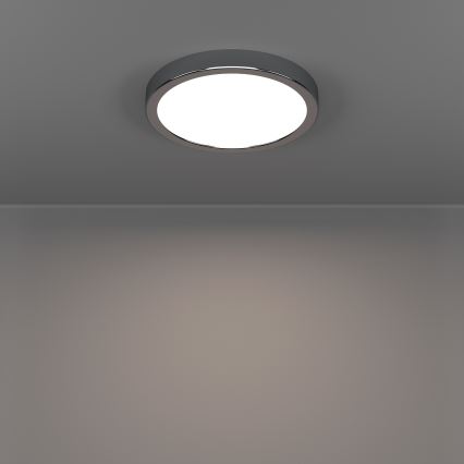 Eglo - LED-Badezimmer-Deckenleuchte LED/11,5W/230V 2700/4000/6500K Ø 21,1 cm IP44 glänzender Chrom