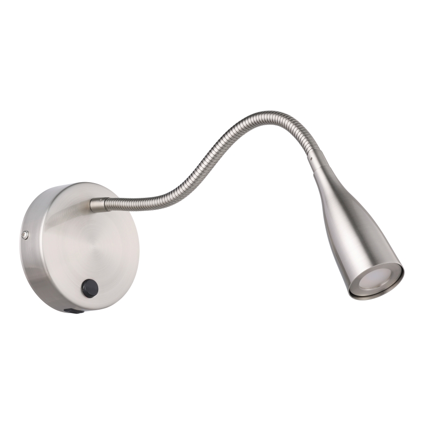 Eglo - Flexible LED-Wandleuchte mit USB, 3,8 W, 230 V, mattchrom