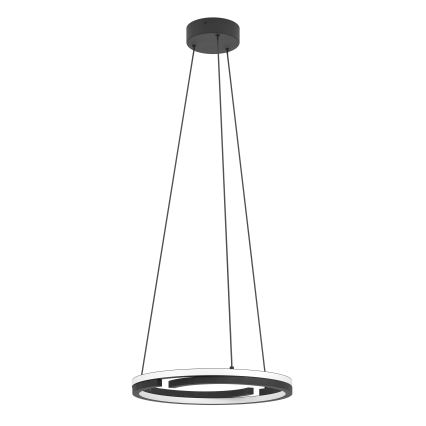 Eglo - Dimmbare LED-Hängeleuchte an Kabel 2xLED/20W/230V 2700-6500K pr. 48 cm schwarz + Fernbedienung