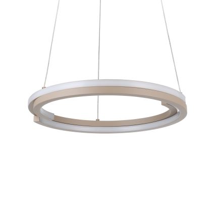 Eglo - LED dimmbare Pendelleuchte an Kabel 2xLED/20W/230V 2700-6500K Durchmesser 48 cm beige + Fernbedienung
