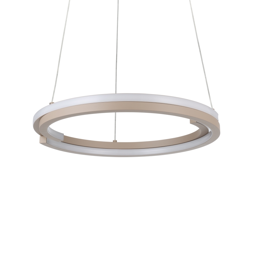 Eglo - LED dimmbare Pendelleuchte an Kabel 2xLED/20W/230V 2700-6500K Durchmesser 48 cm beige + Fernbedienung
