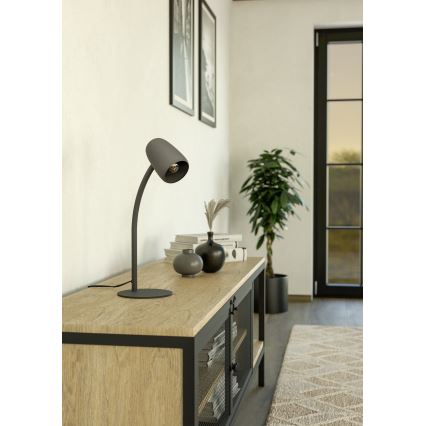 Eglo - Tischleuchte 1xE14/18W/230V schwarz