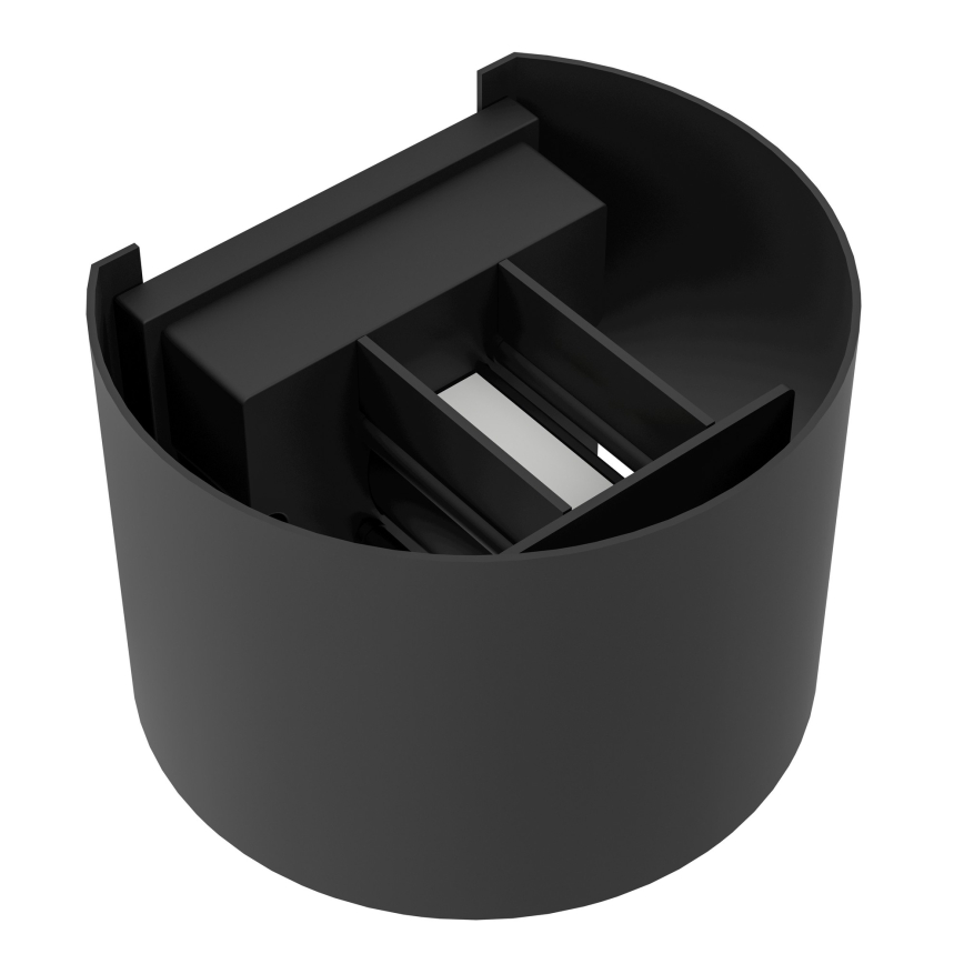 Eglo - LED-Außen-Wandleuchte 2x LED/2,8 W/230 V IP54 schwarz