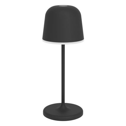 Eglo - Dimmbare LED-Außen-Tischleuchte, touchbedienbar, wiederaufladbar, LED/1,8W/5V 2500/3000/4000K 2500 mAh IP54 schwarz