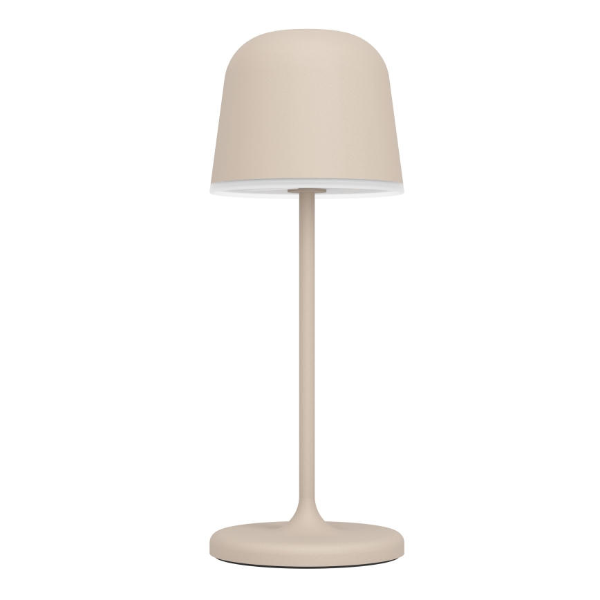 Eglo - LED-dimmbare, wiederaufladbare Außen-Tischleuchte mit Touch-Bedienung LED/1,8W/5V 2500/3000/4000K 2500 mAh IP54 cremefarben