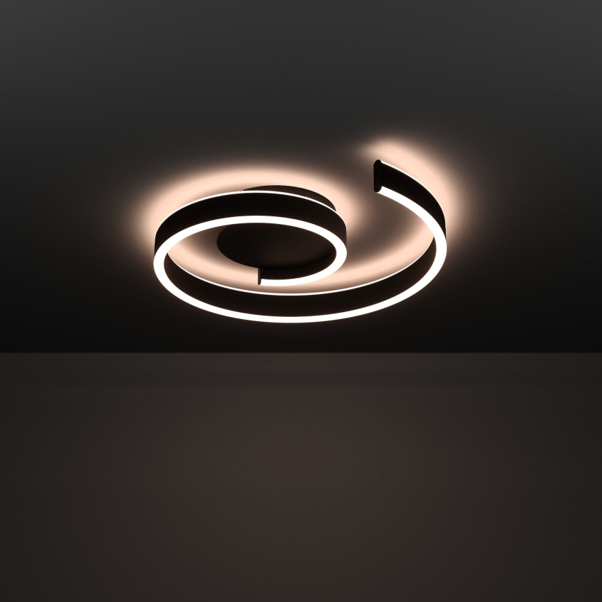 Eglo - LED dimmbare Deckenleuchte LED/37W/230V 3000-6500K schwarz