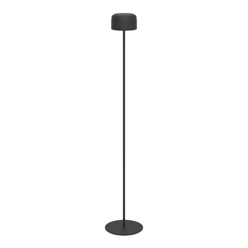 Eglo - Solar-aufladbare LED-Touch-Stehlampe LED/2,8W/3,7V 1800 mAh IP44 schwarz
