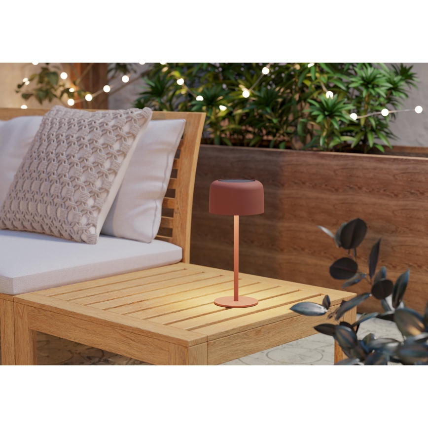 Eglo - LED solaraufladbare Touch-Tischlampe LED/2,8W/3,7V 1800 mAh IP44 orange