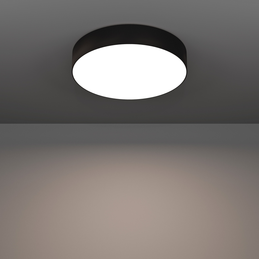 Eglo - LED RGBW dimmbare Deckenleuchte LED/15W/230V 2700–6500K Ø 39 cm schwarz