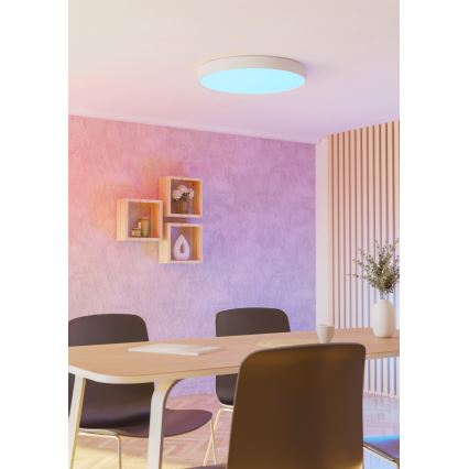 Eglo - LED RGBW dimmbare Deckenleuchte LED/36,5W/230V 2700-6500K Ø 69 cm weiß