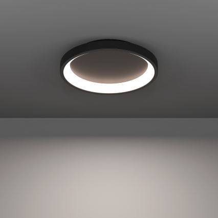 Eglo - LED RGBW dimmbare Deckenleuchte LED/19,6W/230V 2700-6500K Ø 35 cm schwarz